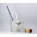 Stickdatei ITH - Untersetzer Martini